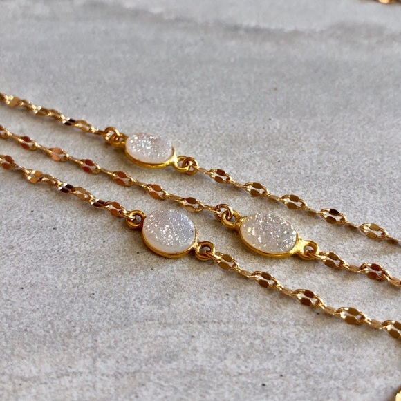 ❗️LAST❗️Gold Druzy Choker - Picture 4 of 6